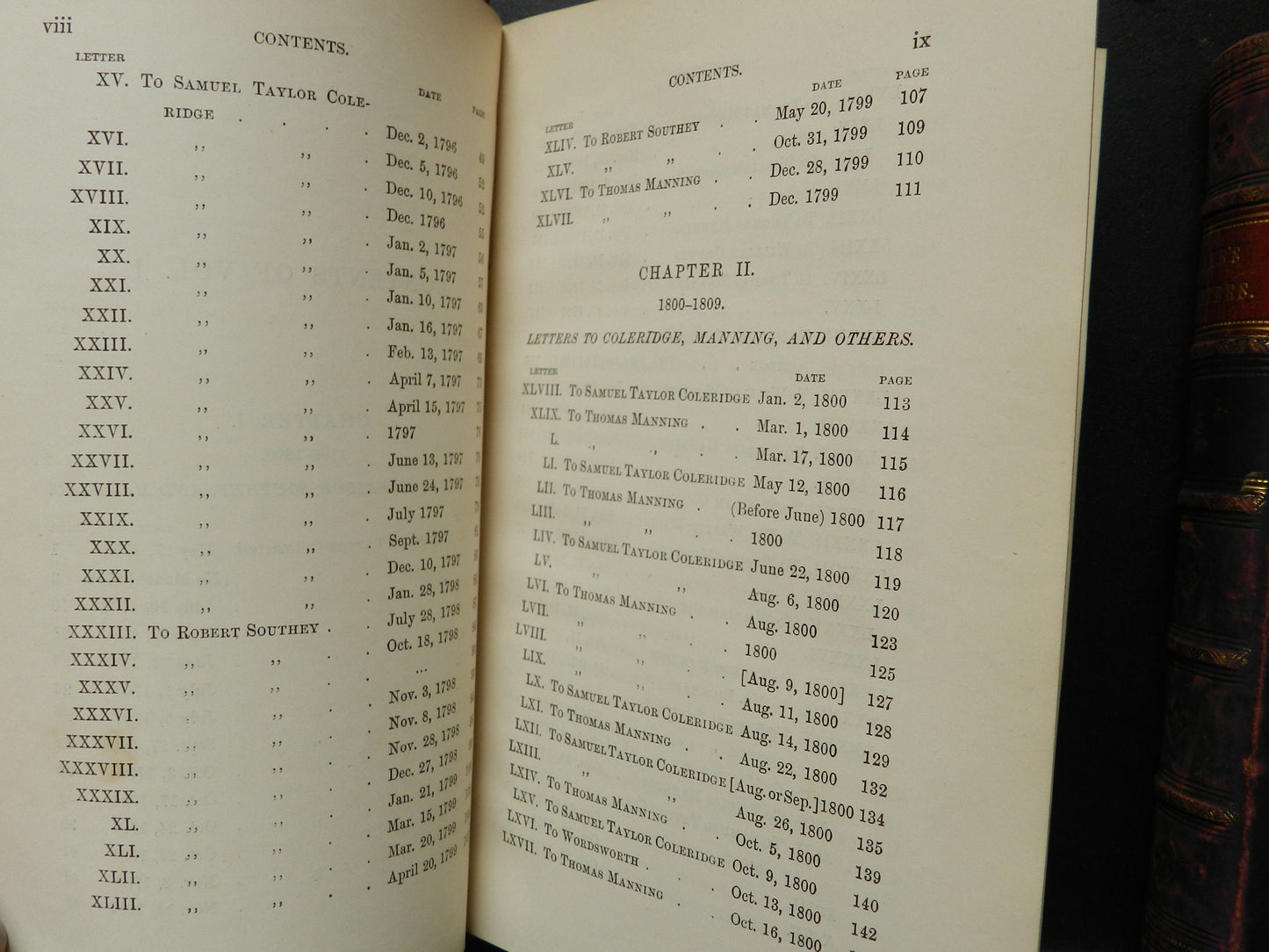 2 Antique Books "Lamb's Letters Vol. 1 & Vol. 2" by 1888