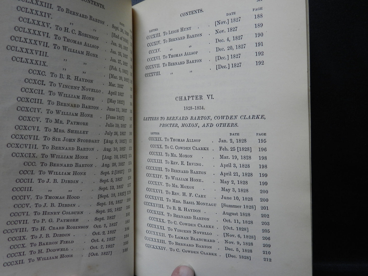 2 Antique Books "Lamb's Letters Vol. 1 & Vol. 2" by 1888