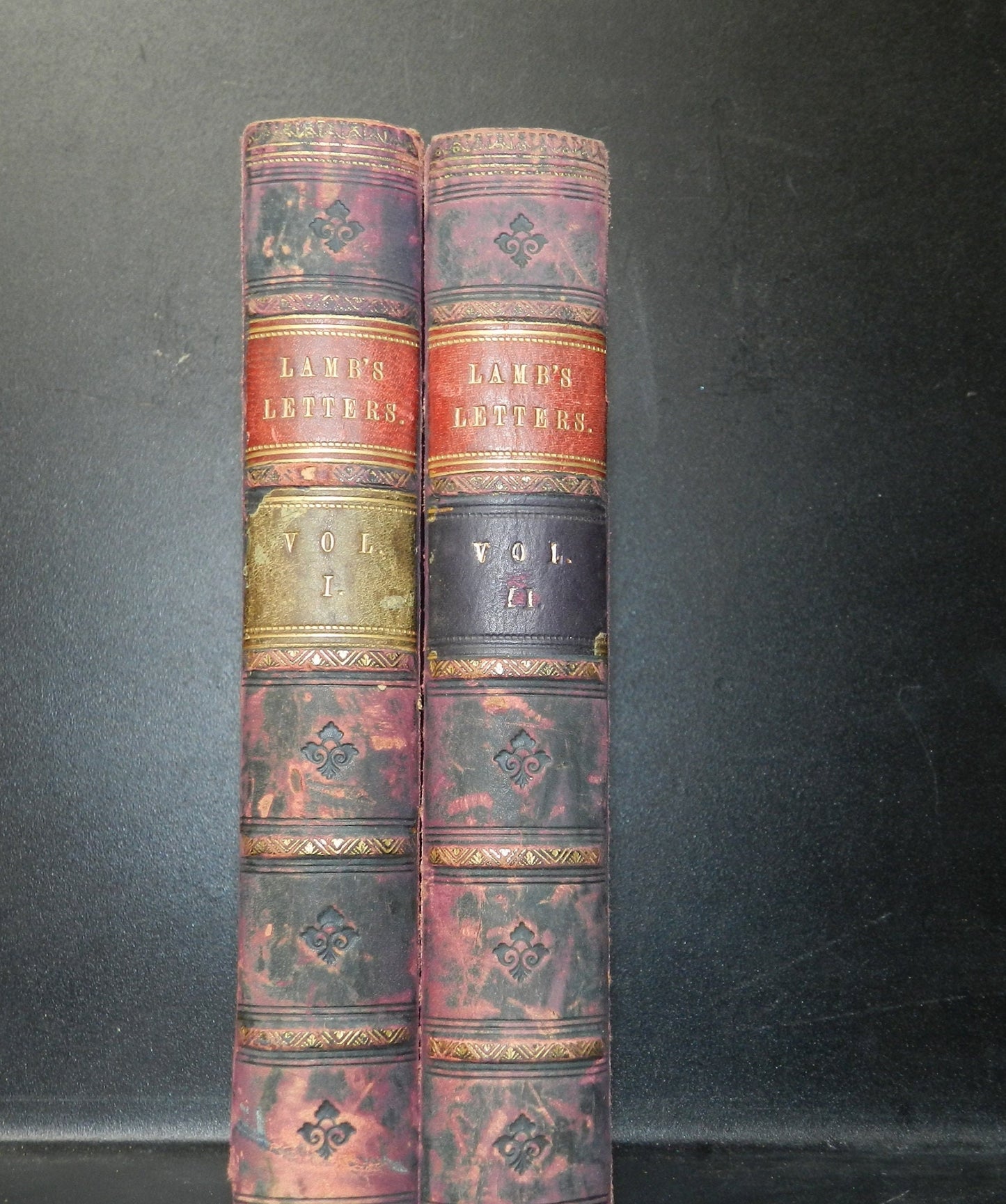 2 Antique Books "Lamb's Letters Vol. 1 & Vol. 2" by 1888