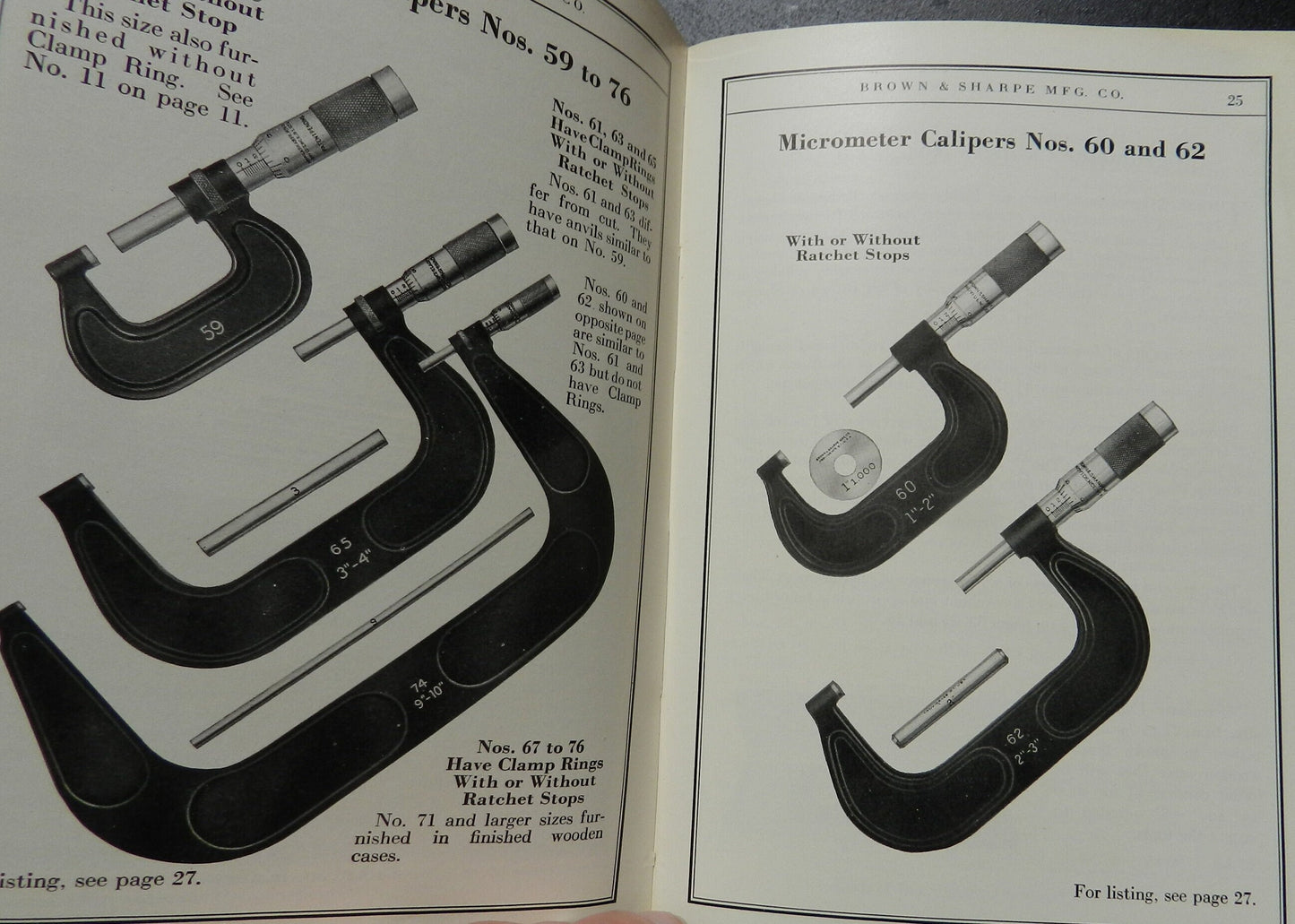 Vintage Tool Catalog - "Brown & Sharpe Small Tools Catalog No. 31" - 1929