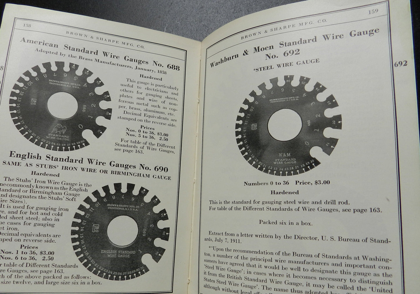 Vintage Tool Catalog - "Brown & Sharpe Small Tools Catalog No. 31" - 1929