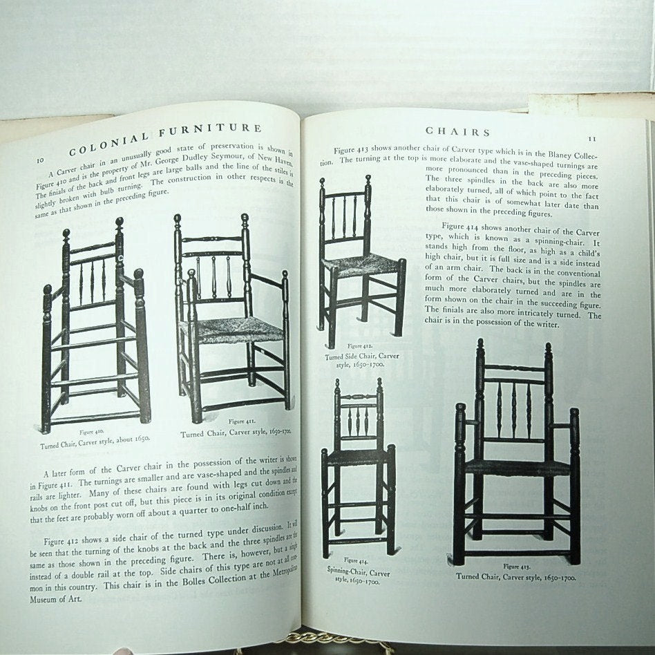 Vintage "Colonial Furniture In America" By Lockwood - 1951