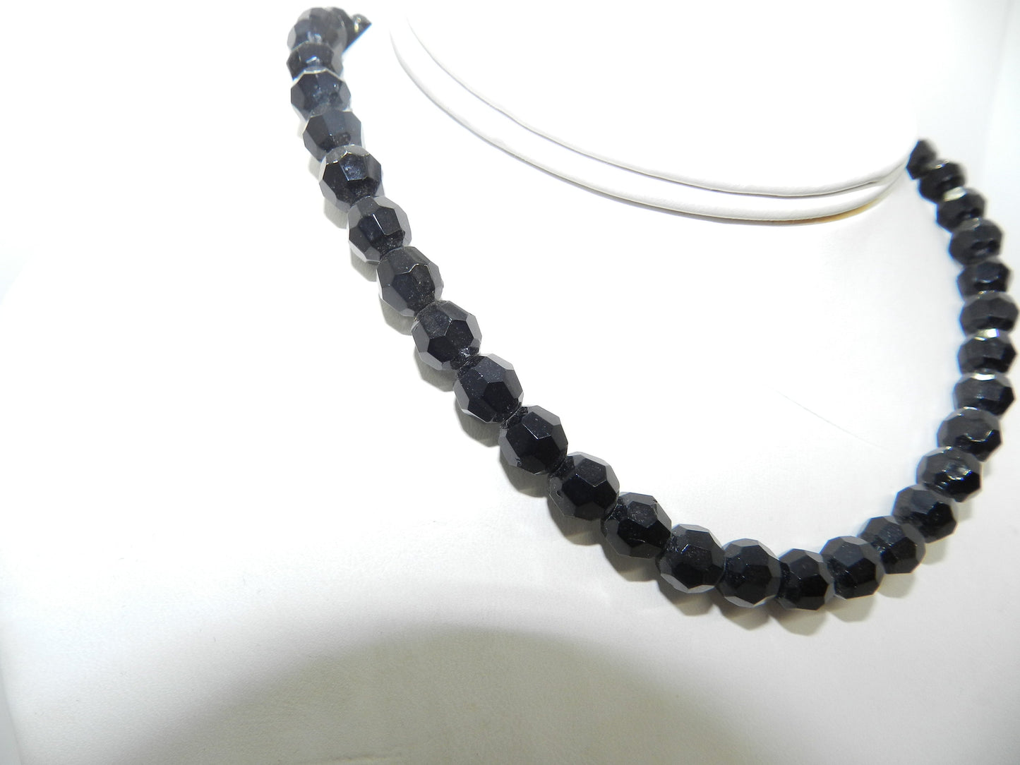 Vintage French Jet Adjustable Choker Necklace