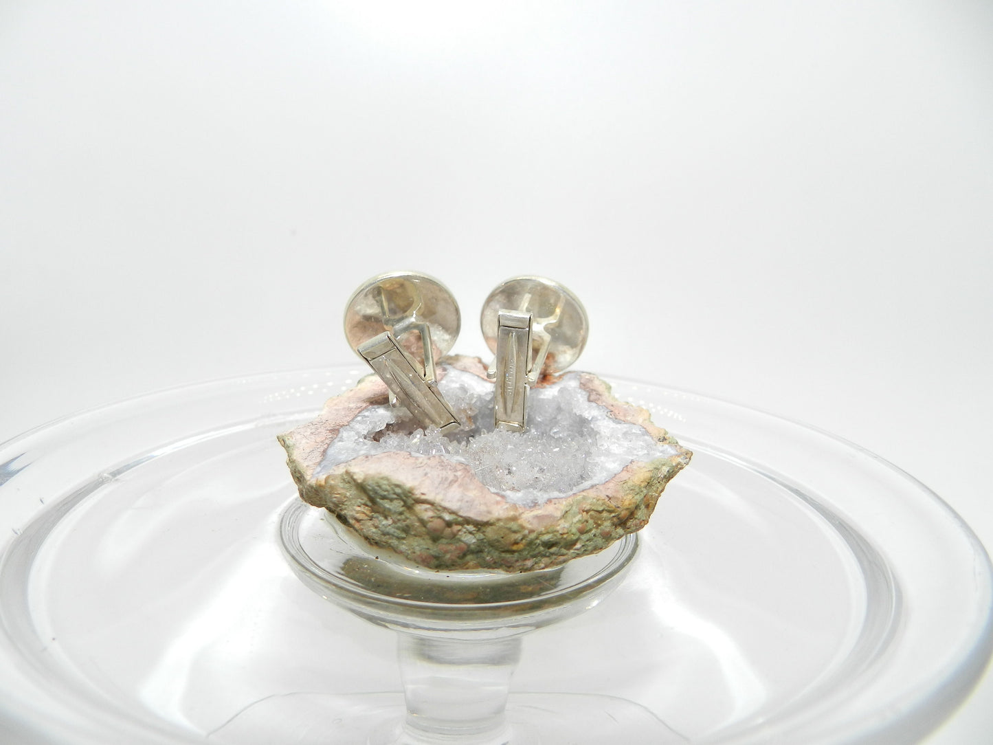 Sterling Silver Abstract Design Cufflinks
