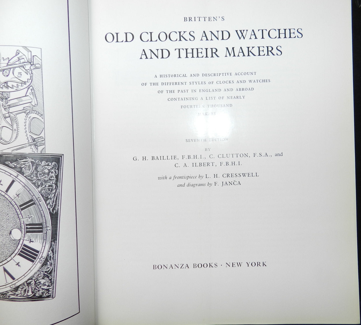 Vintage " Britten's Old Clocks and Watches and their Makers" by Baillie