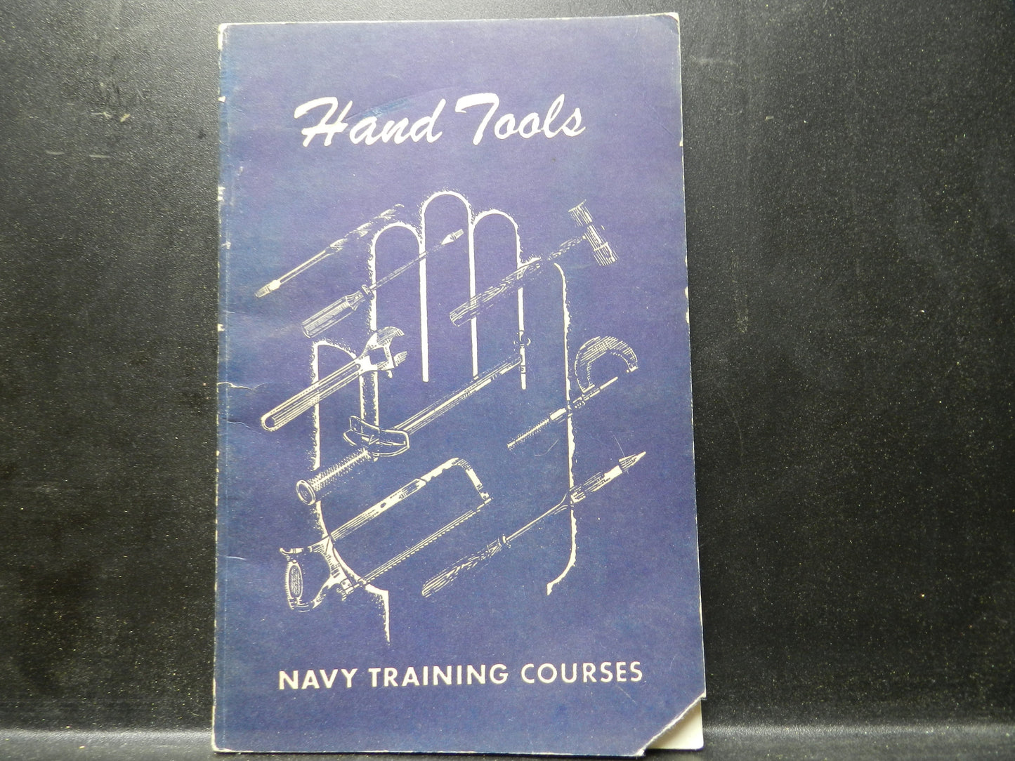 Vintage Book "Hand Tools" Navy Training Course  1944 WWII