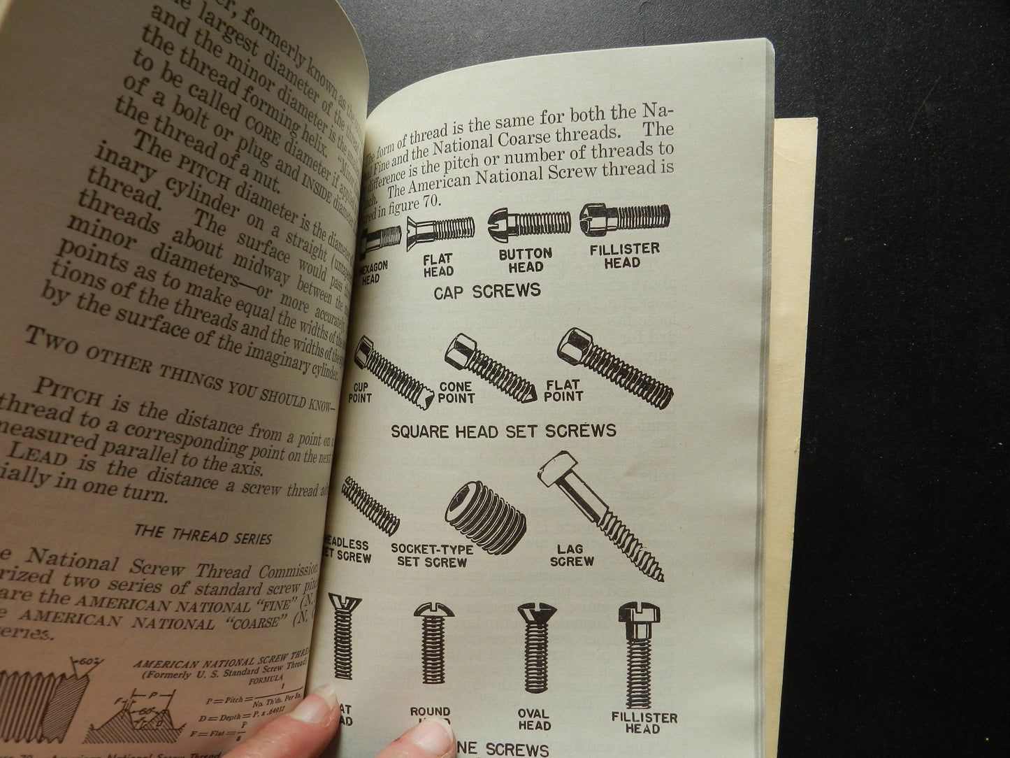 Vintage Book "Hand Tools" Navy Training Course  1944 WWII