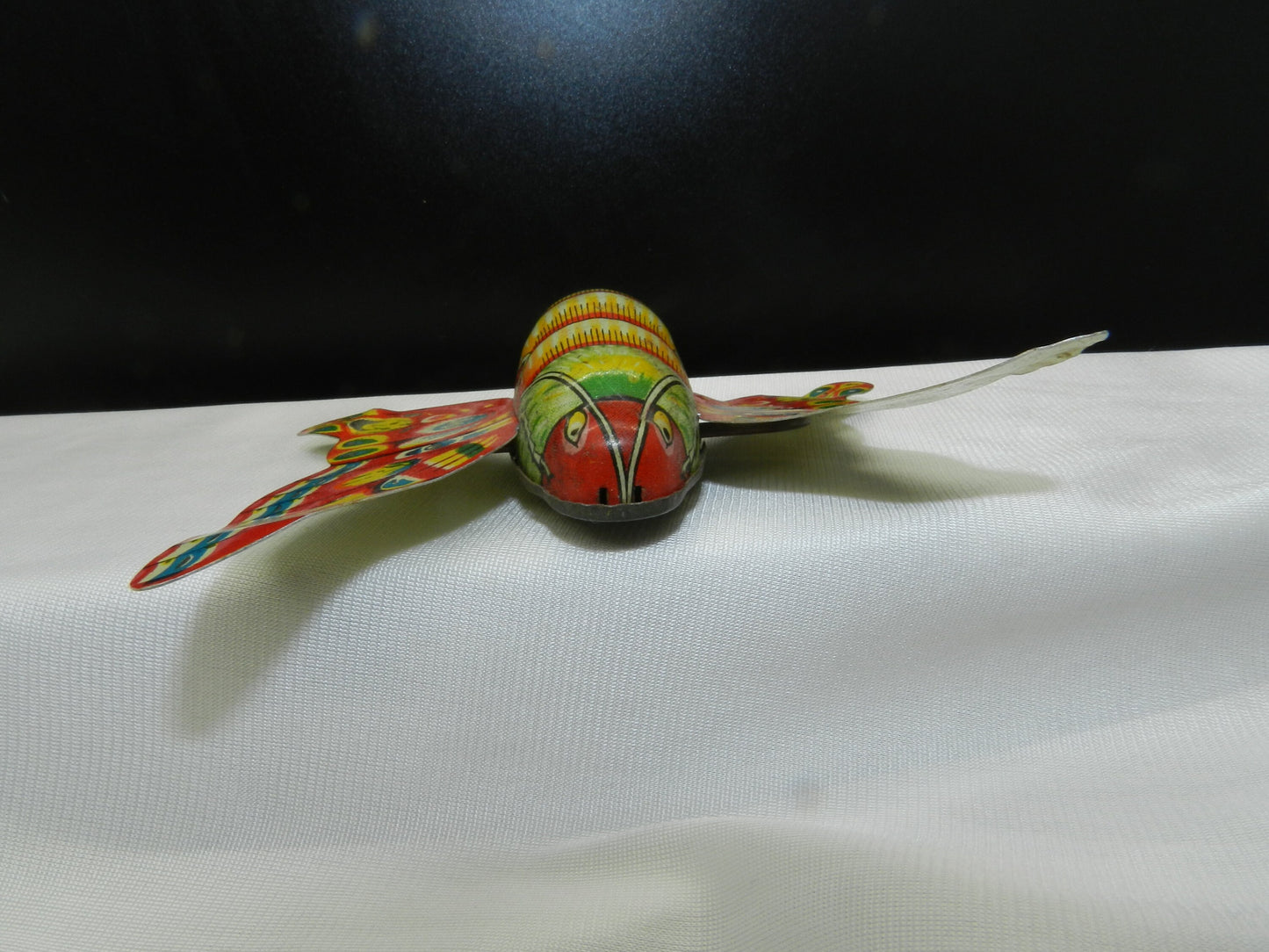 Vintage Metal Push Toy -Butterfly