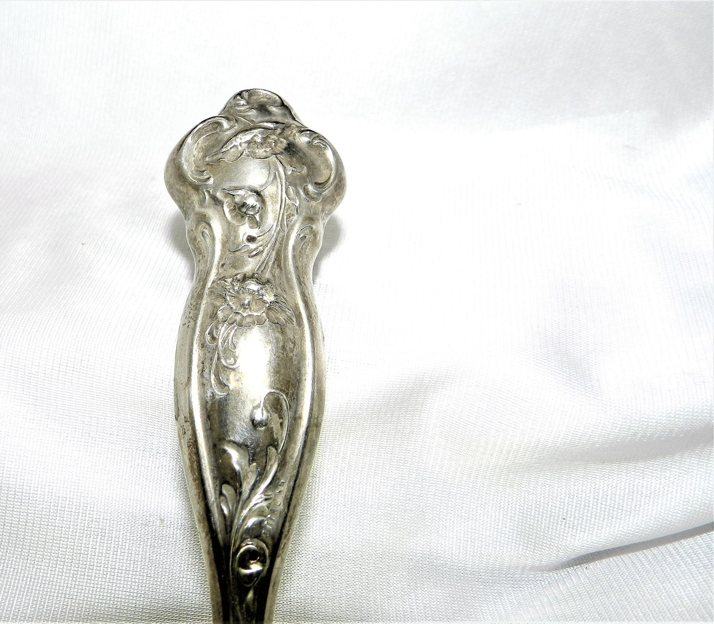 Antique Art Nouveau Sterling Silver Manicure Cuticle File -925- Circa 1890