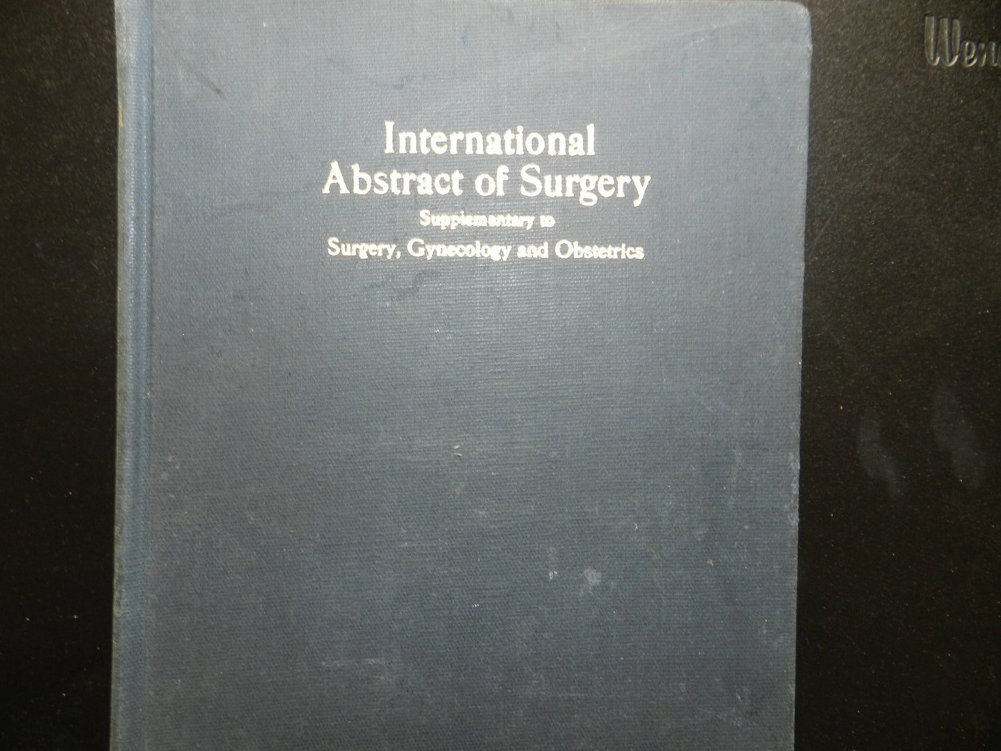 Antique Medical Book "International Abstract of Surgery" January to June, 1935