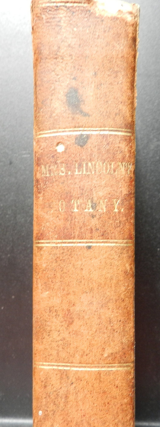 Antique Book "Mrs. Lincoln's Botany" by Almira Lincoln, 1841  16th Edition, Illustrated