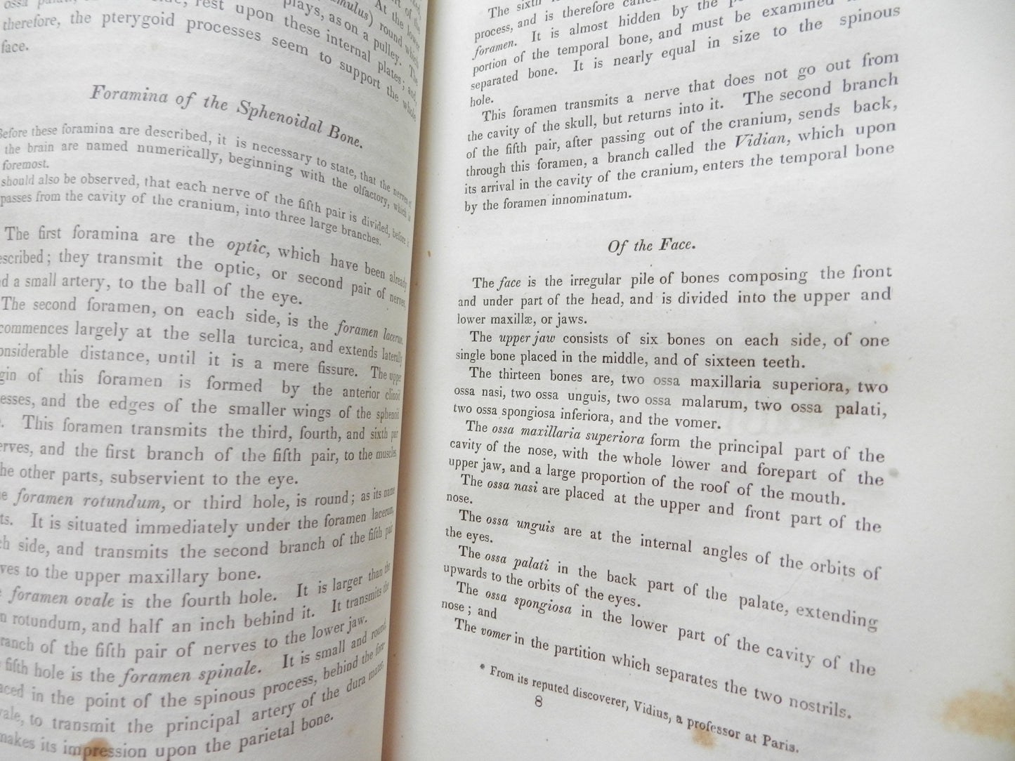 Antique Medical Book "A System of Human Anatomy for the use of Students of Medicine" By Wistar- 1846 - 9th edition.